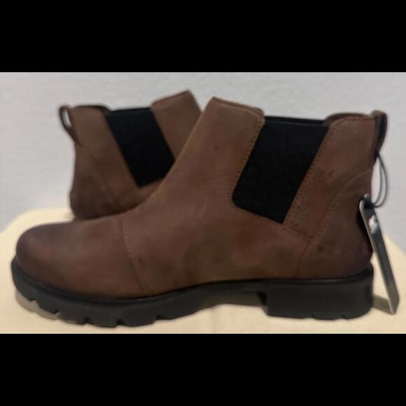 New Sorel III Chelsea Waterproof Leather Boots Women's Size 8 - Picture 2 of 7